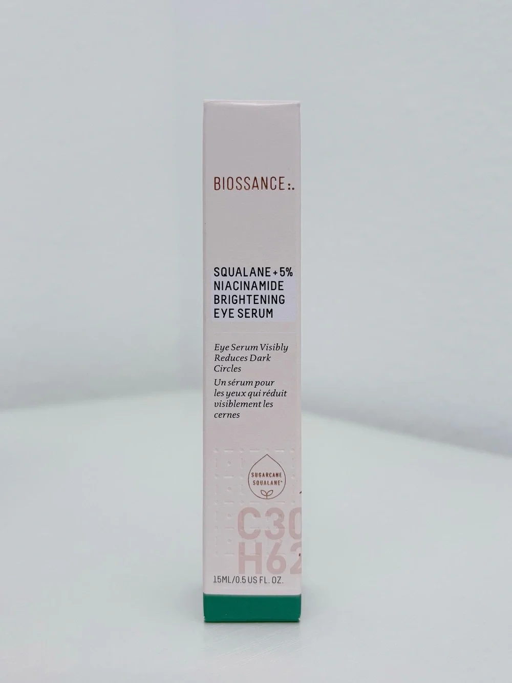 BIOSSANCE Squalane + 5% Niacinamide Brightening Eye Serum
